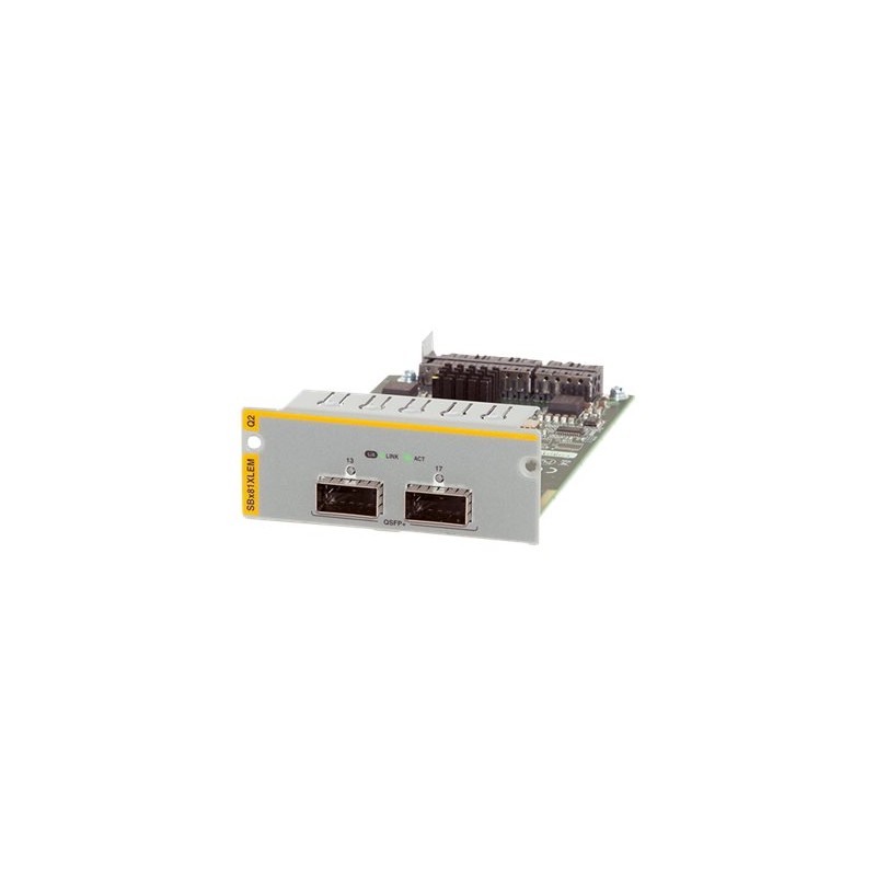 Allied Telesis SwitchBlade AT SBx81XLEM/Q2 - Expanzní modul - 40 Gigabit QSFP+ x 2