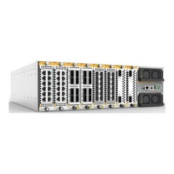 Allied Telesis AT SBx908GEN3 - Prepínac - modulární - L3+ - proudení vzduchu zpredu dozadu - Lze montovat do rozvadece - s 5