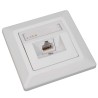 Zásuvka Solarix CAT6 UTP 1 x RJ45 pod omítku bílá