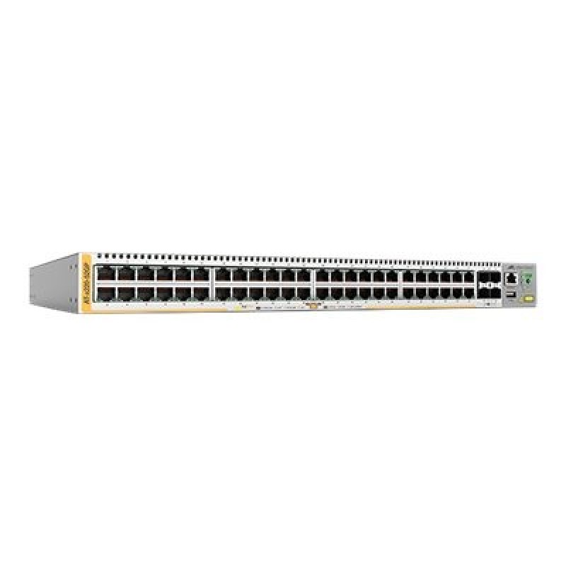 Allied Telesis AT x220-52GP - Přepínač - L3 - řízený - 48 x 10/100/1000 (PoE+) + 4 x 10/100 - Lze montovat do rozvaděče - PoE+