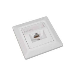 Zásuvka Solarix CAT5E UTP 1 x RJ45 pod omítku bílá