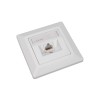 Zásuvka Solarix CAT5E UTP 1 x RJ45 pod omítku bílá