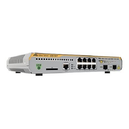 Allied Telesis AT x230-10GT - Přepínač - L2+ - řízený - 8 x 10/100/1000 + 2 x gigabitů SFP - desktop, Lze montovat… ATX23010GT30