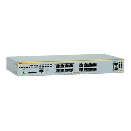 Allied Telesis AT x230-18GP - Přepínač - L2+ - řízený - 16 x 10/100/1000 (PoE+) + 2 x SFP - desktop, Lze montovat do rozvaděče