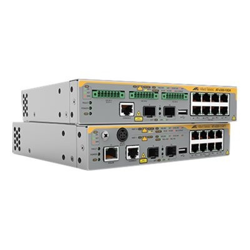 Allied Telesis AT x320-11GPT - Přepínač - L3 - řízený - 8 x 10/100/1000 (PoE+) + 1 x 10/100/1000 (PoE+ vstup) + 2… ATX32011GPT30