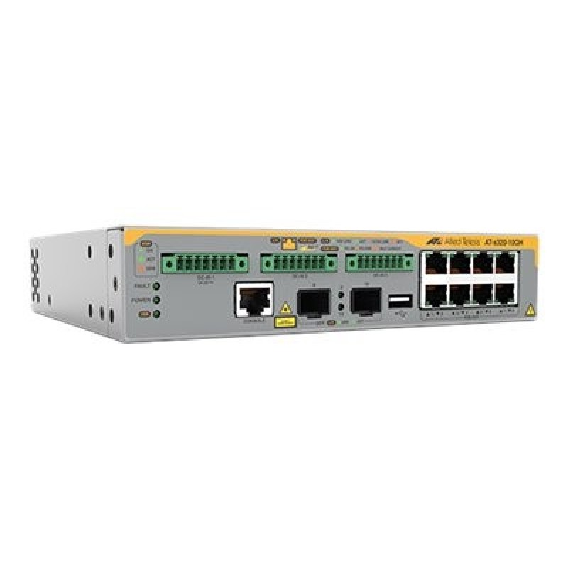 Allied Telesis AT x320-10GH - Přepínač - L3 - řízený - 8 x 10/100/1000 (PoE++) + 2 x SFP - Lze montovat do rozvaděče - PoE++