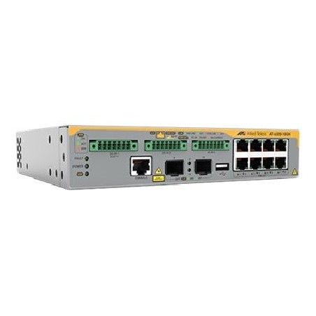 Allied Telesis AT x320-10GH - Přepínač - L3 - řízený - 8 x 10/100/1000 (PoE++) + 2 x SFP - Lze montovat do rozvaděče - PoE++