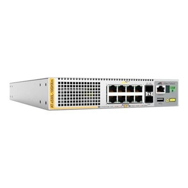 Allied Telesis AT X530L-10GHXM - Přepínač - L3 - řízený - 8 x 100/1000/2.5G/5G (PoE++) + 2 x 1 Gigabit / 10 Gig… ATX530L10GHXM30