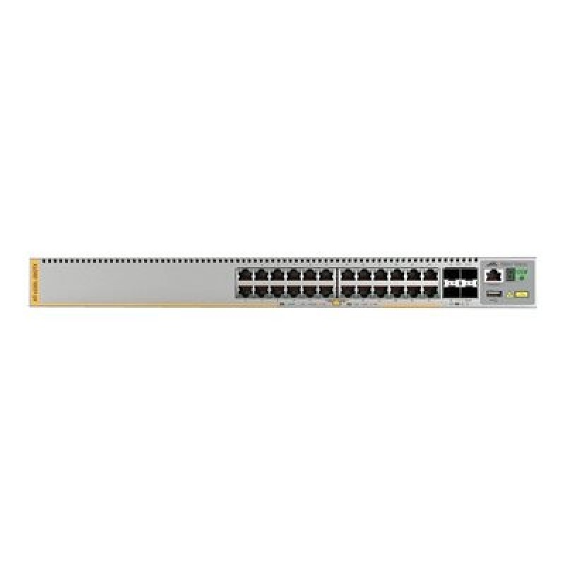 Allied Telesis AT X530L-28GTX - Přepínač - L3 - řízený - 24 x 10/100/1000 (PoE+) + 4 x 1 Gigabit / 10 Gigabit SFP+ (uplink)