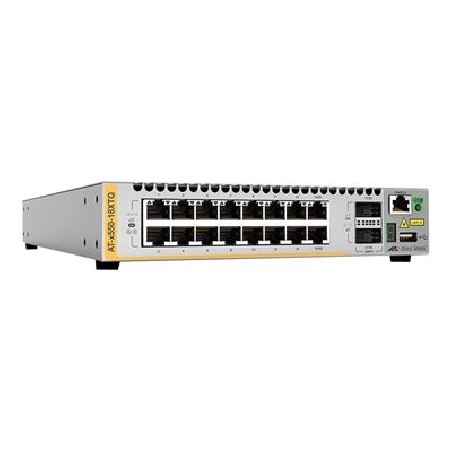 Allied Telesis AT X550-18XTQ - Přepínač - L3 - inteligentní - 16 x 1000/10000 + 2 x 40 Gigabit QSFP+ (uplink) - Lze montovat do