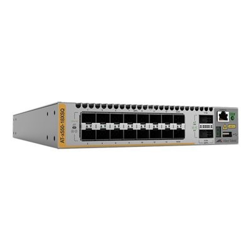 Allied Telesis AT X550-18XTQ - Přepínač - L3 - inteligentní - 16 x 10 gigabitů SFP+ + 2 x 40 Gigabit QSFP+ (uplink) - Lze