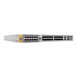 Allied Telesis AT X950-28XSQ - Přepínač - L3 - řízený - 24 x 1 Gigabit / 10 Gigabit SFP / SFP+ + 4 x 40/100 Gigabit QSFP+ /