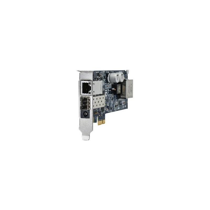 Allied Telesis AT-2914GP/SP - Síťový adaptér - PCIe nízký profil - 100Base-FX/1000Base-X x 1 + 1000Base-T (PoE+) x 1