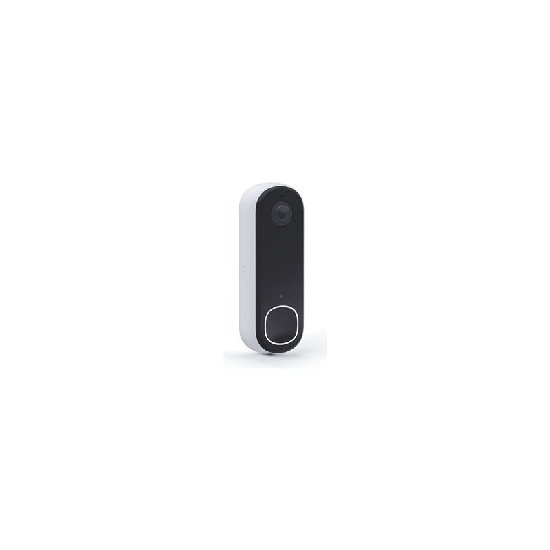Arlo Video Doorbell 2K (2nd Generation) - Chytrý dveřní zvonek - s fotoaparátem - bezdrátový - Wi-Fi - 2.4 Ghz - bílá