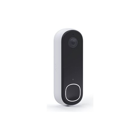Arlo Video Doorbell 2K (2nd Generation) - Chytrý dveřní zvonek - s fotoaparátem - bezdrátový - Wi-Fi - 2.4 Ghz - bílá