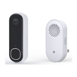 Arlo Video Doorbell 2K (2nd Generation) - Chytrý dveřní zvonek - s fotoaparátem - bezdrátový - Wi-Fi - 2.4 Ghz