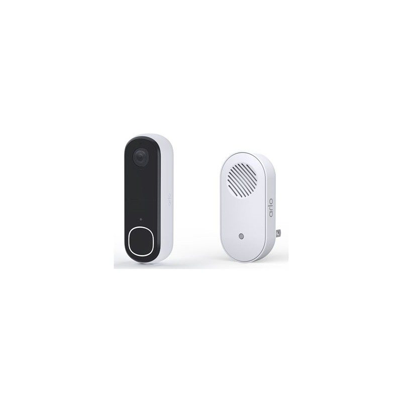 Arlo Video Doorbell 2K (2nd Generation) - Chytrý dveřní zvonek - s fotoaparátem - bezdrátový - Wi-Fi - 2.4 Ghz