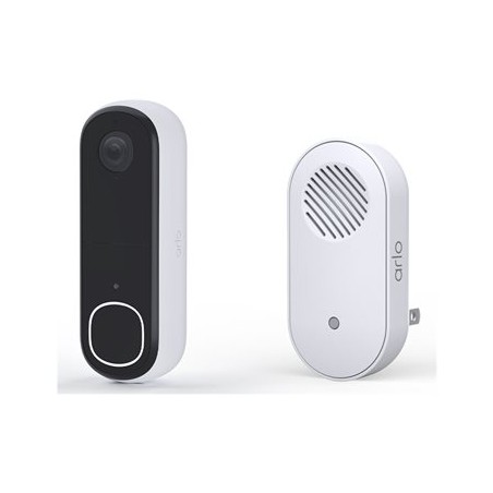 Arlo Video Doorbell 2K (2nd Generation) - Chytrý dveřní zvonek - s fotoaparátem - bezdrátový - Wi-Fi - 2.4 Ghz