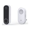 Arlo Video Doorbell 2K (2nd Generation) - Chytrý dveřní zvonek - s fotoaparátem - bezdrátový - Wi-Fi - 2.4 Ghz