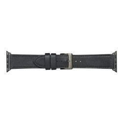 dbramante1928 Copenhagen - Řemínek k hodinkám pro chytré hodinky - vesmírná šedá/černá - pro Apple Watch Hermčs Series 9, SE 3