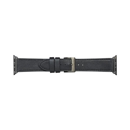 dbramante1928 Copenhagen - Řemínek k hodinkám pro chytré hodinky - vesmírná šedá/černá - pro Apple Watch Hermčs Series 9, SE 3