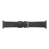 dbramante1928 Copenhagen - Řemínek k hodinkám pro chytré hodinky - vesmírná šedá/černá - pro Apple Watch Hermčs Series 9, SE 3