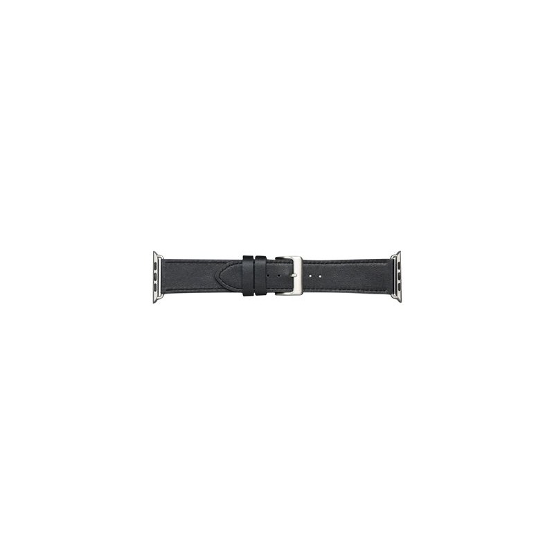 dbramante1928 Copenhagen - Řemínek k hodinkám pro chytré hodinky - 176-224,5 mm - černá - pro Apple Watch Hermčs Series 9, SE