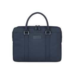 dbramante1928 Stelvio Slim Laptop Bag PURE - Brašna na notebook - 14" - modrá, kování s povrchovou úpravou stříbra