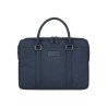 dbramante1928 Stelvio Slim Laptop Bag PURE - Brašna na notebook - 14" - modrá, kování s povrchovou úpravou stříbra