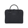 dbramante1928 Stelvio Slim Laptop Bag PURE - Brašna na notebook - 14" - černá, kování s povrchovou úpravou stříbra