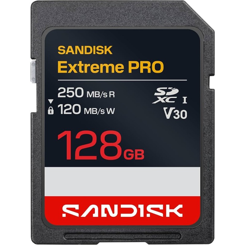 Extreme Pro SD UHS-I 128GB SD 250MB/s