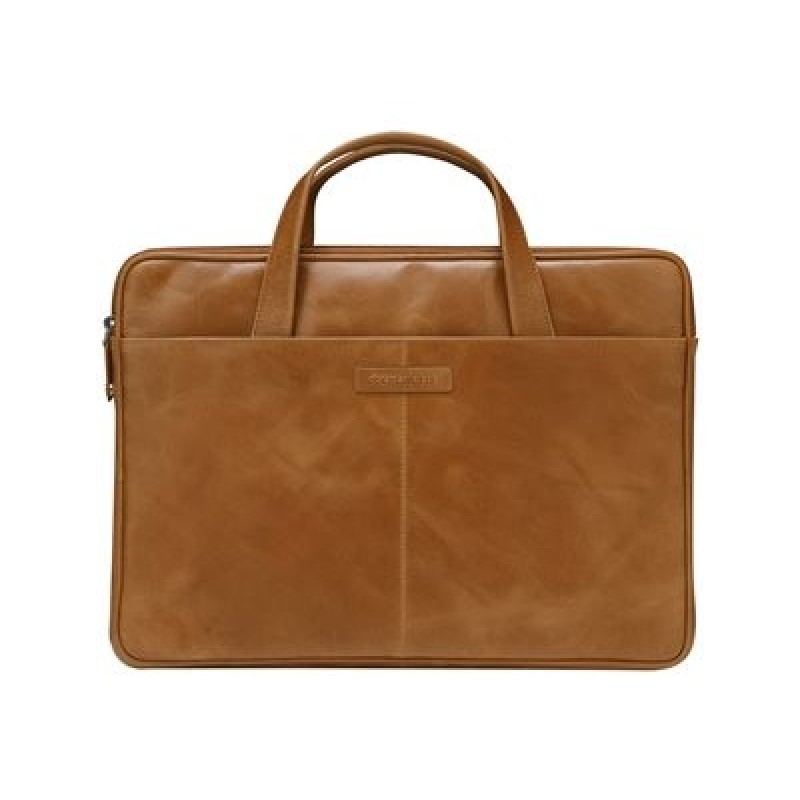 dbramante1928 Silkeborg - Brašna na notebook - 2. generace - 15" - golden tan
