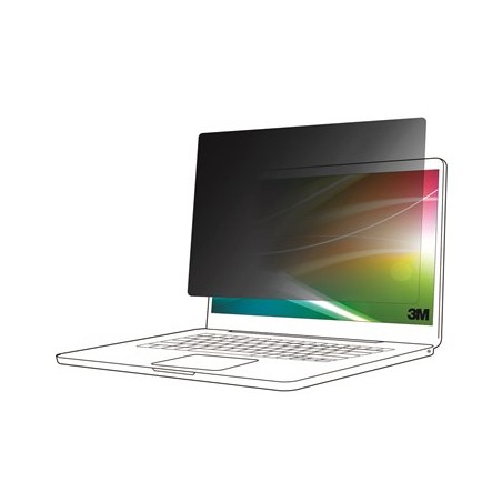 3M Bright Screen Privacy Filter - Filtr pro zvýšení soukromí k notebooku - odstranitelné - sklopným - 16" - černá - pro Apple