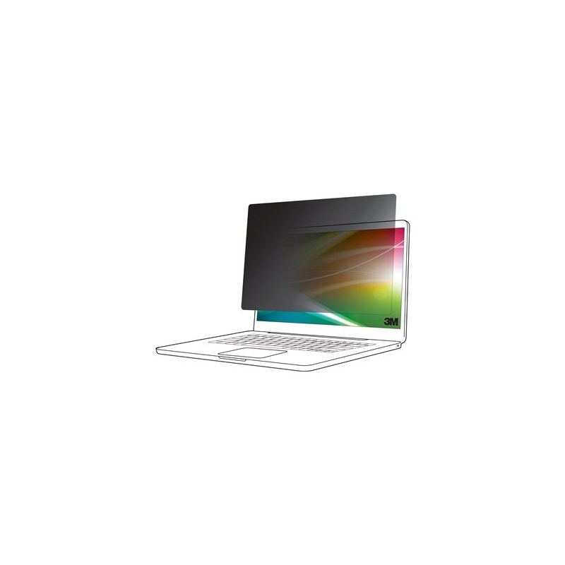 3M Bright Screen Privacy Filter - Filtr pro zvýšení soukromí k notebooku - jasná obrazovka, 3:2 - lepicí - 13.3" - černá - pro
