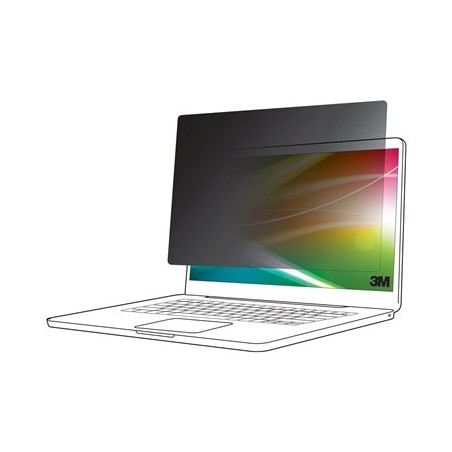 3M Bright Screen Privacy Filter - Filtr pro zvýšení soukromí k notebooku - jasná obrazovka, 3:2 - lepicí - 13.3" - černá - pro