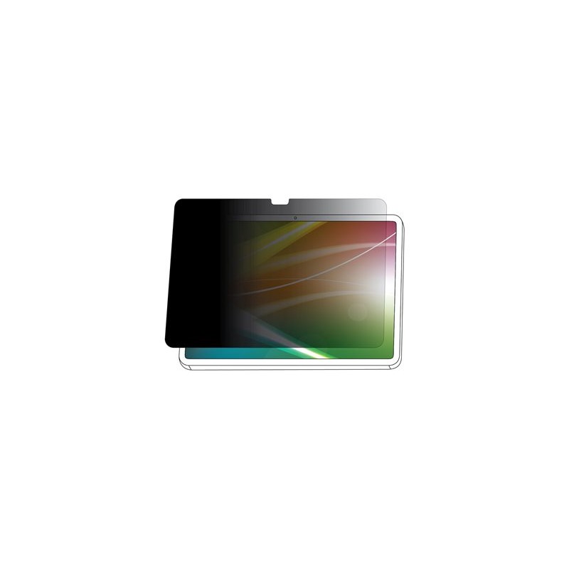 3M Bright Screen Privacy Filter - Filtr pro soukromí obrazovky (na šířku) pro tablet - jasný - dvoucestné - lepicí - černá