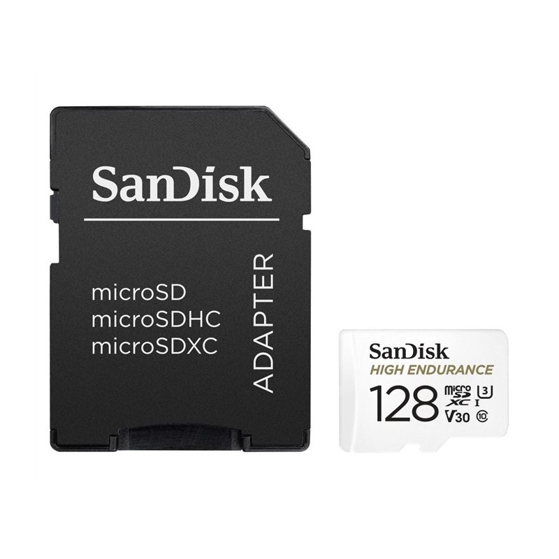 SanDisk High Endurance/micro SDXC/128GB/UHS-I U3 / Class 10/+ Adaptér
