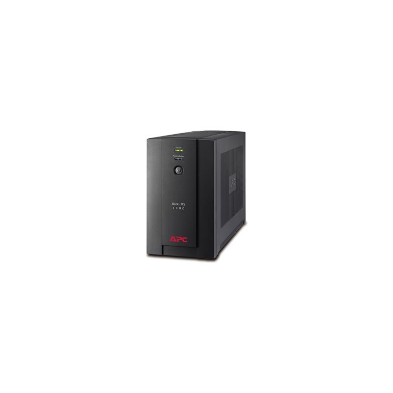 APC Back-UPS - UPS - AVR - AC 230 V - 700 Watt - 1400 VA - USB - výstupní konektory: 8 - černá
