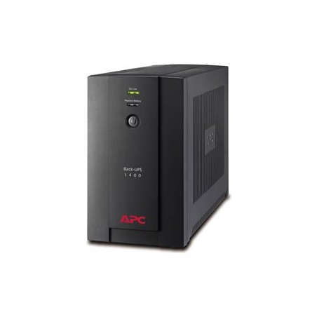 APC Back-UPS - UPS - AVR - AC 230 V - 700 Watt - 1400 VA - USB - výstupní konektory: 8 - černá