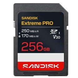 Extreme Pro SD UHS-I 256GB SD 250MB/s