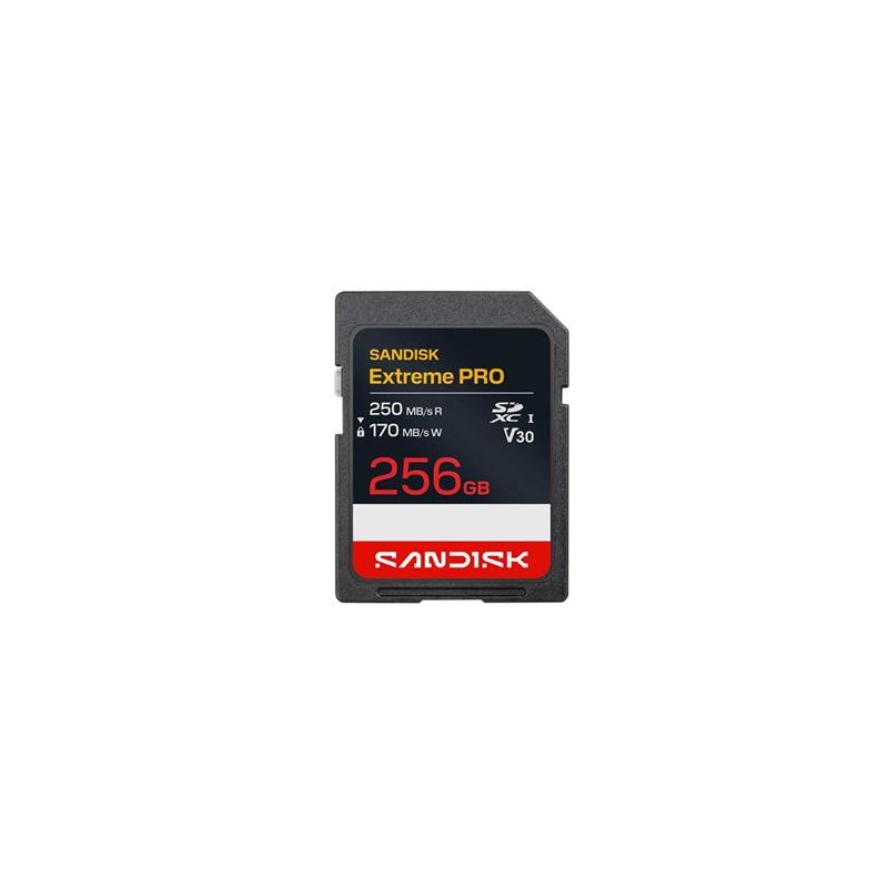 Extreme Pro SD UHS-I 256GB SD 250MB/s