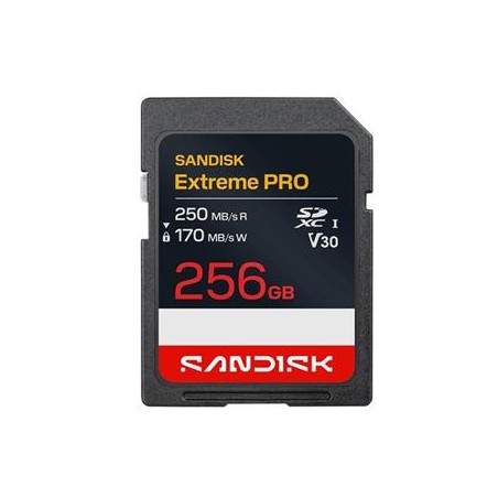 Extreme Pro SD UHS-I 256GB SD 250MB/s