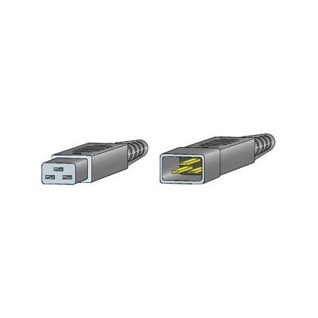 Cisco Jumper - Elektrický kabel - IEC 60320 C20 do IEC 60320 C19 - AC 250 V - 2.74 m - pro P/N: MDS-9506