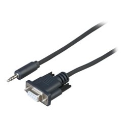 Sony CAB-RSJA1 - Sériový kabel - RS-232 - mini-phone stereo 3.5 mm s piny (male) do DB-9 s piny (male) - 50 cm - pro Sony