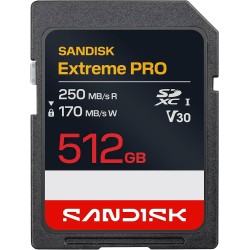 Extreme Pro SD UHS-I 512GB SD 250MB/s