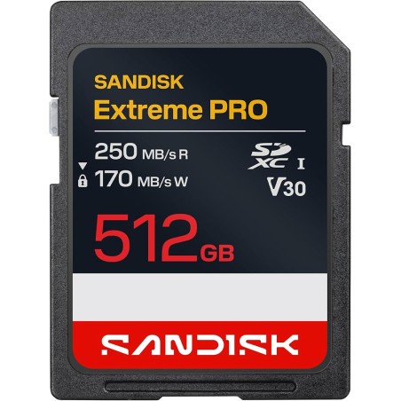 Extreme Pro SD UHS-I 512GB SD 250MB/s
