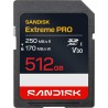 Extreme Pro SD UHS-I 512GB SD 250MB/s