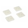 StarTech.com 100 Pack Cable Tie Mounts with Adhesive Tape for 0.13 in. (3.2 mm) Wide Ties, Nylon/Plastic Zip Tie Mounts