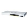 Cisco Business 220 Series CBS220-24FP-4G - Prepínac - inteligentní - 24 x 10/100/1000 (PoE+) + 4 x Gigabit SFP (uplink) - Lze