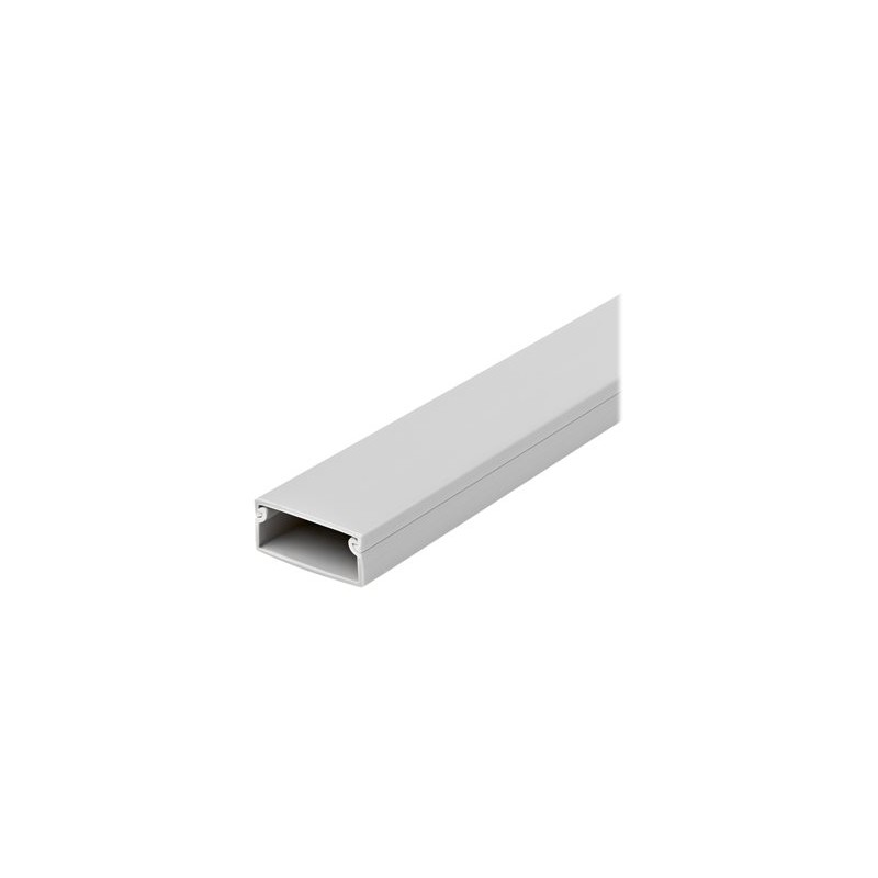 StarTech.com Solid Cable Management Raceway with Cover, 1-1/2"(38mm)W x 5/8"(16mm)H, 6.5ft(2m) length, Single Channel PVC